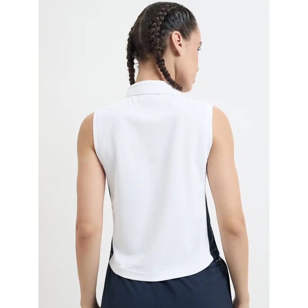 SG H2WV83071 Women White T-Vest, White, S SG H2WV83071 Women White T-Vest, White, S