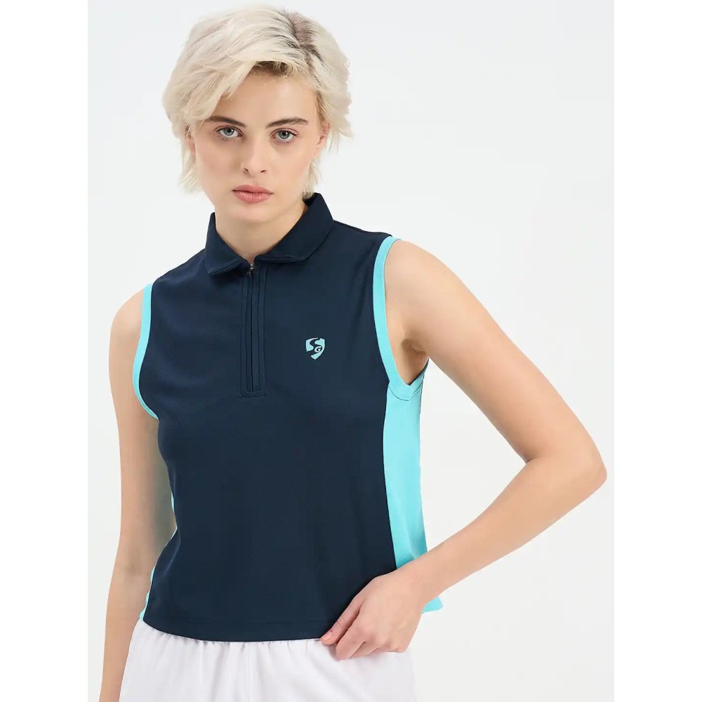 SG H2WV83072 Women Navy T-Vest, Navy, S SG H2WV83072 Women Navy T-Vest, Navy, S