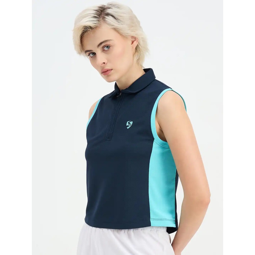 SG H2WV83072 Women Navy T-Vest, Navy, S SG H2WV83072 Women Navy T-Vest, Navy, S
