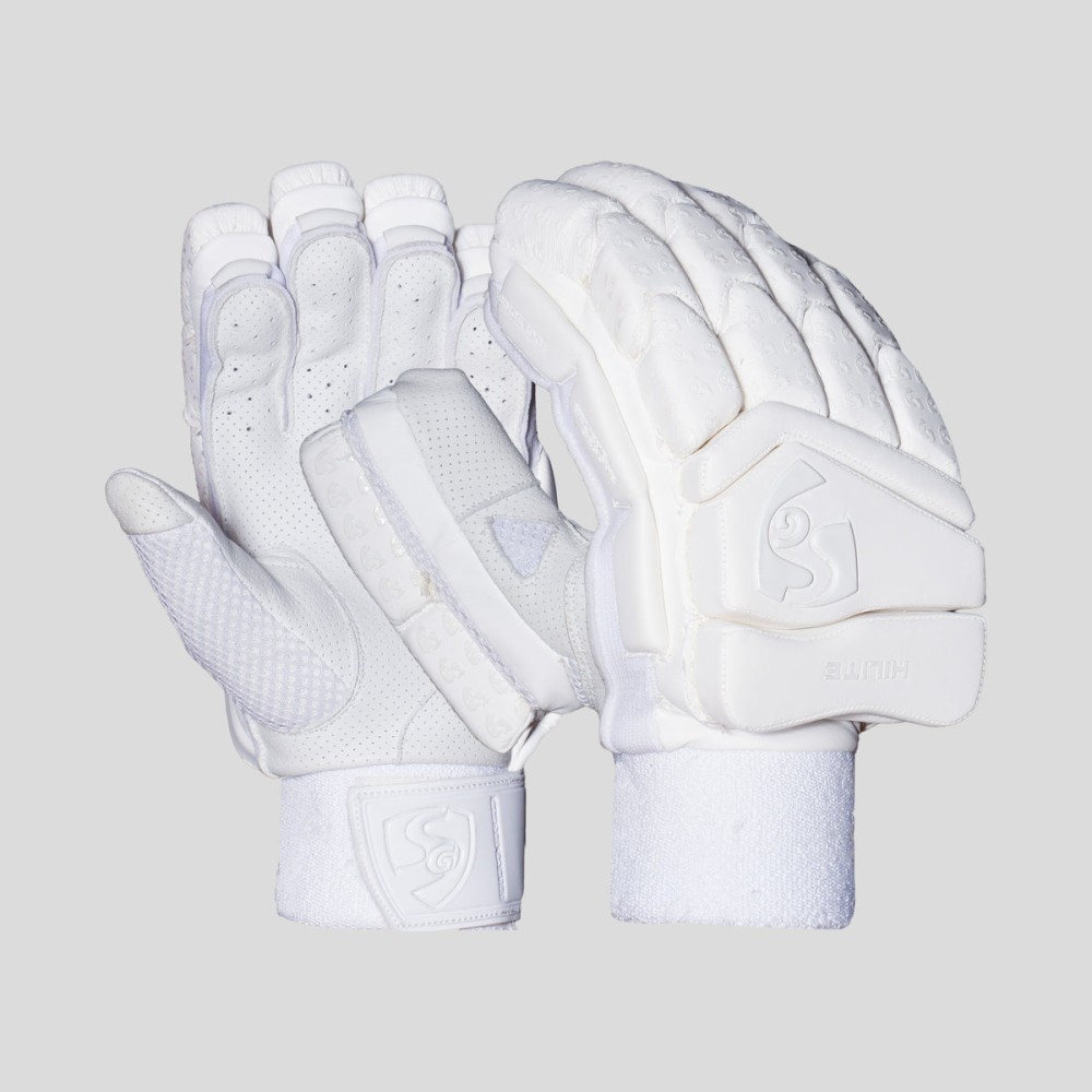 SG Hilite Batting gloves, S.Adult, Left, Crisp White