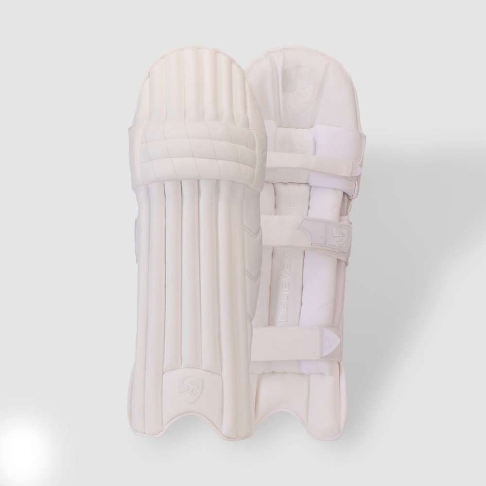 SG Hilite White Batting Legguard, S.Adult, Left, White