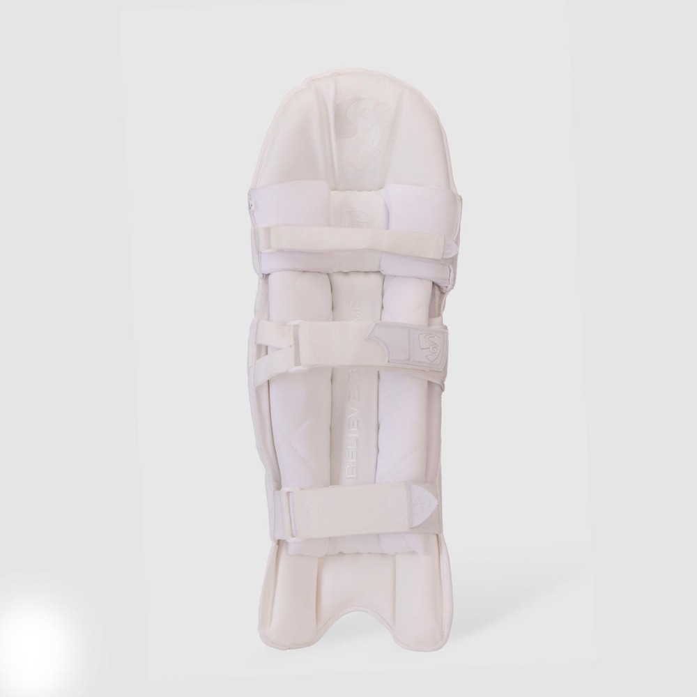 SG Hilite White Batting Legguard, S.Adult, Left, White