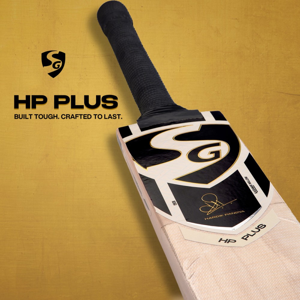 SG HP Plus Kashmir Willow Cricket Bat, 4 SG HP Plus Kashmir Willow Cricket Bat, 4