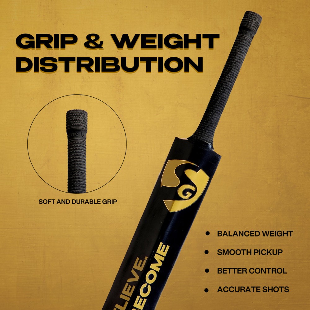 SG HP Plus Kashmir Willow Cricket Bat, 4 SG HP Plus Kashmir Willow Cricket Bat, 4