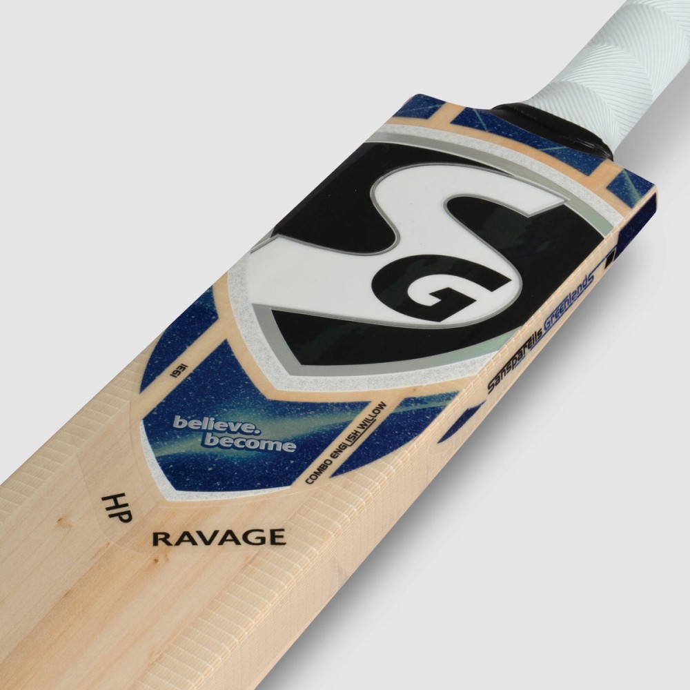 SG HP Ravage English and Kashmir Combo Cricket Bat, 6
