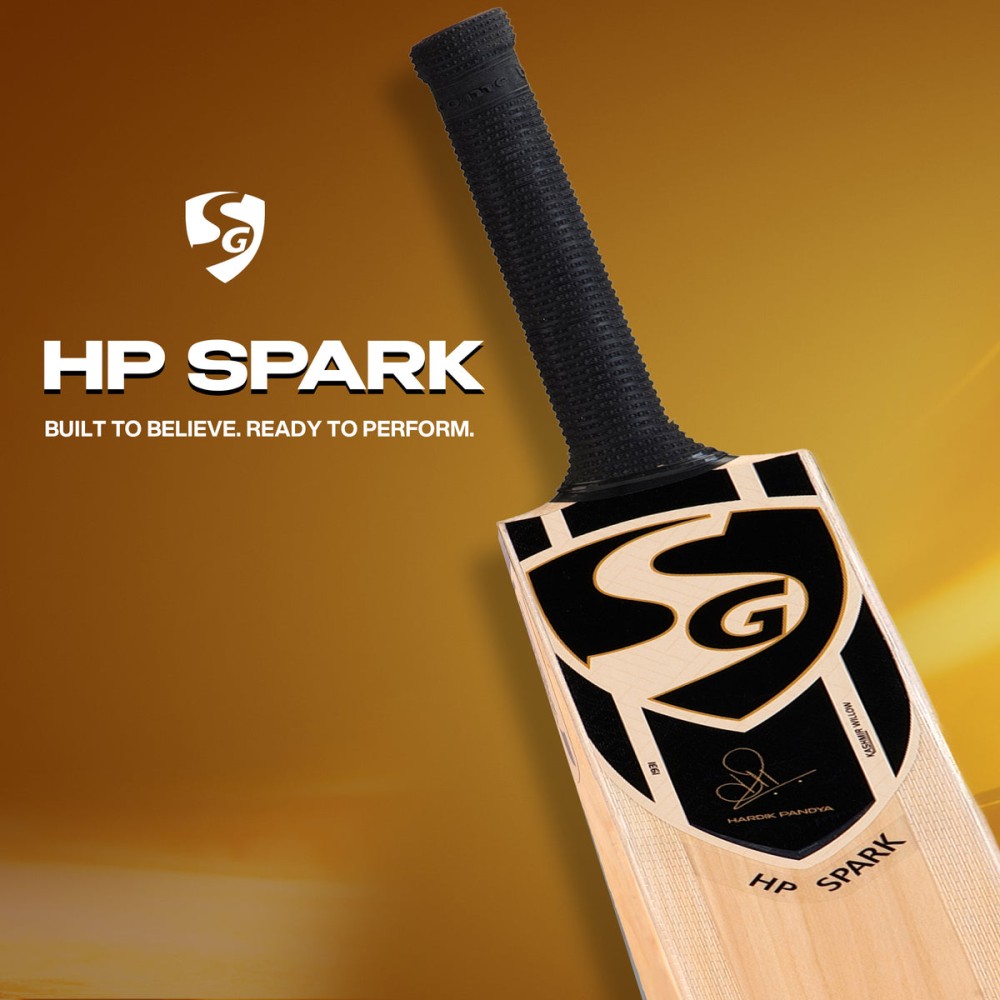 SG HP SPARK Kashmir Willow Cricket Bat, 4 SG HP SPARK Kashmir Willow Cricket Bat, 4
