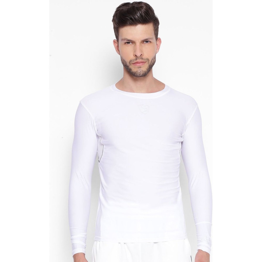 SG ICON Cricket Skinfit (White), S