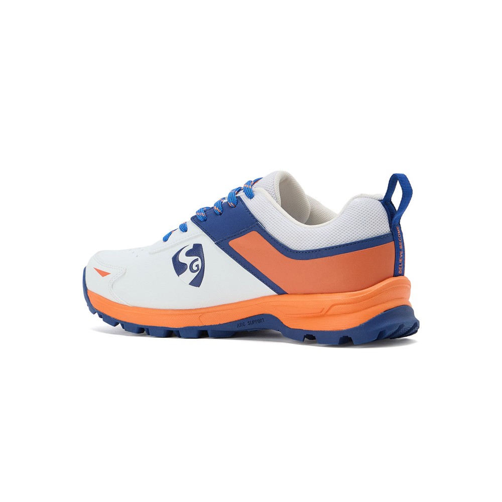 SG Impact Shoes White/Orange, White/Orange, 4