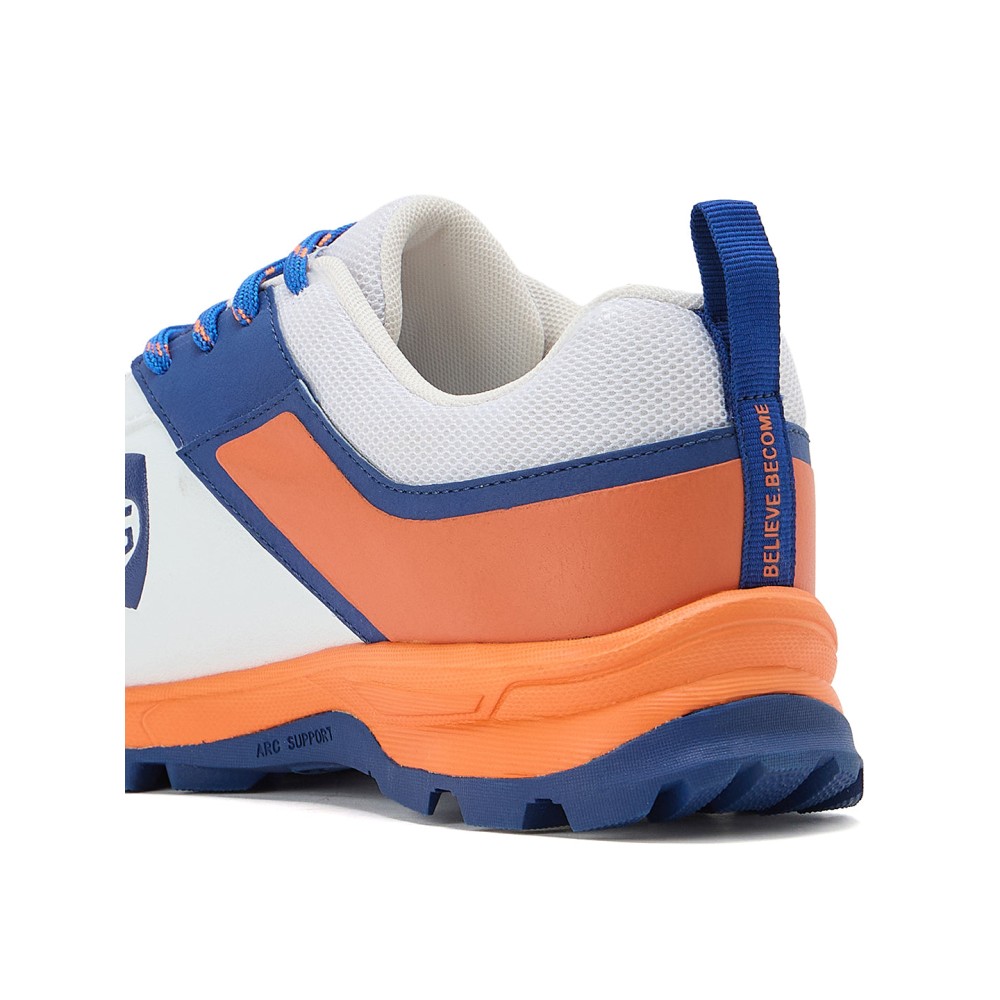 SG Impact Shoes White/Orange, White/Orange, 4