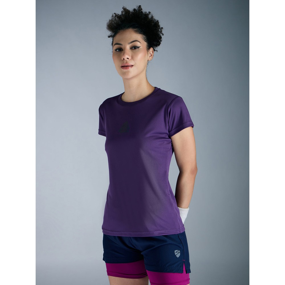 SG Interlock WTE T-Shirt For Women And Girls, S, Purple