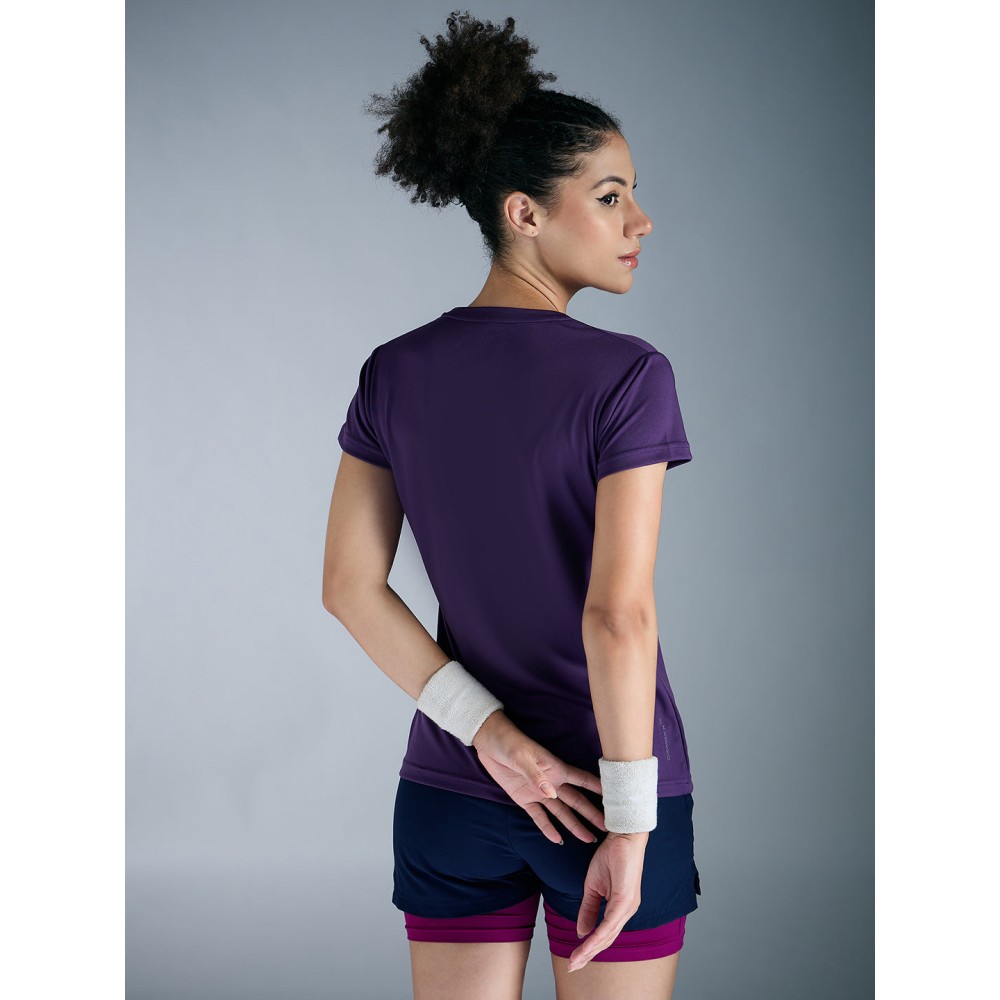SG Interlock WTE T-Shirt For Women And Girls, S, Purple