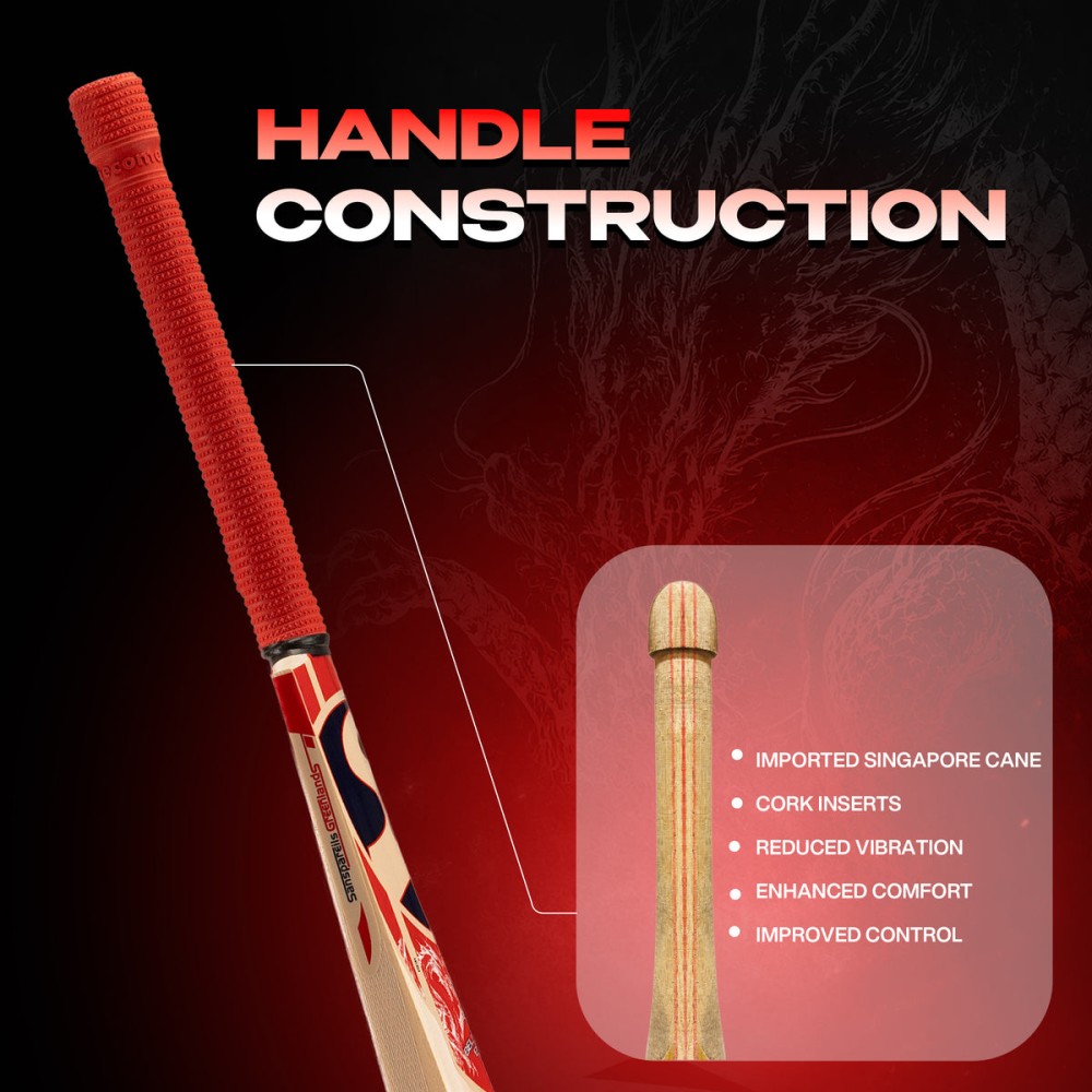 SG KLR SPARK Kashmir Willow Cricket Bat, 4