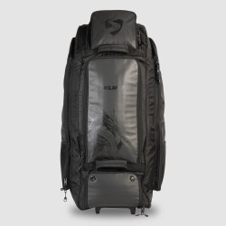 SG KLR Wheelie Duffle Cricket Kit Bag, L, Black