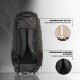SG KLR Wheelie Duffle Cricket Kit Bag, L, Black