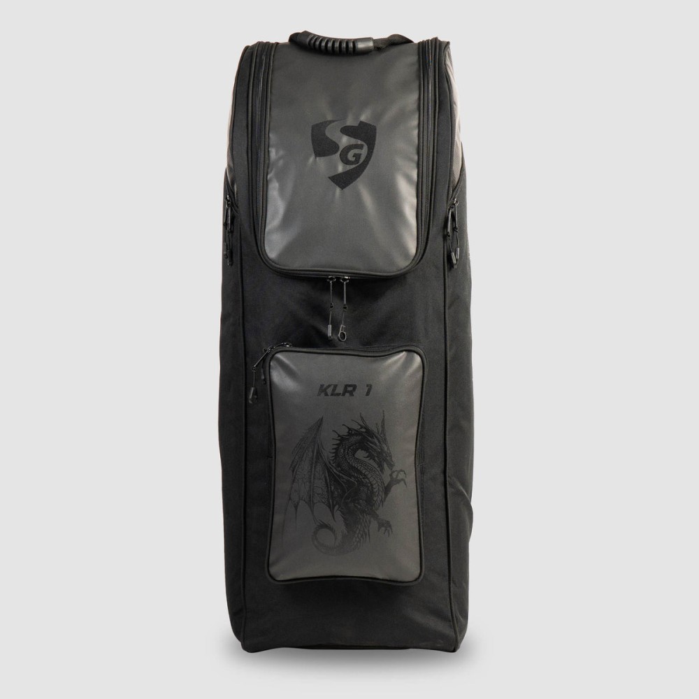 SG KLR Wheelie Duffle Junior Cricket Kit Bag, Junior, Black