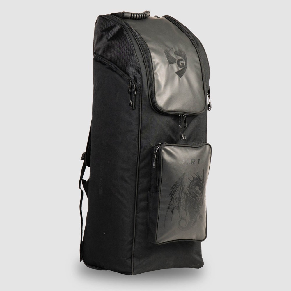 SG KLR Wheelie Duffle Junior Cricket Kit Bag, Junior, Black