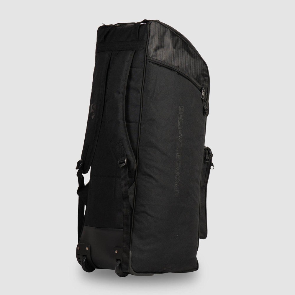 SG KLR Wheelie Duffle Junior Cricket Kit Bag, Junior, Black
