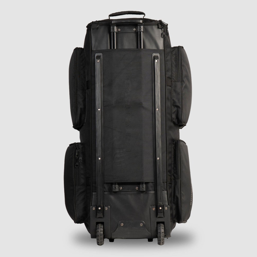 SG KLR Wheelie Trunk Cricket Kit Bag, L, Black