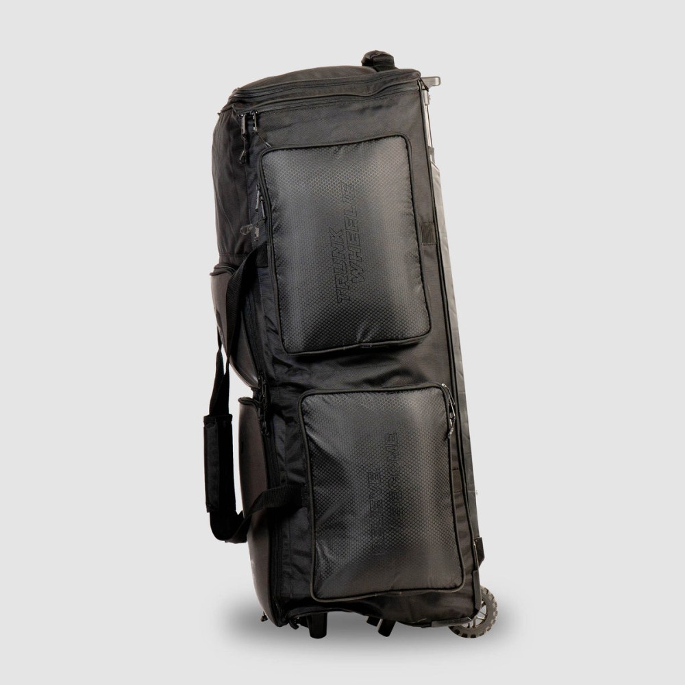SG KLR Wheelie Trunk Cricket Kit Bag, L, Black