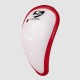 SG Litevate Abdominal Pad, Adult, White/Red SG Litevate Abdominal Pad, Adult, White/Red