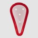 SG Litevate Abdominal Pad, Adult, White/Red SG Litevate Abdominal Pad, Adult, White/Red