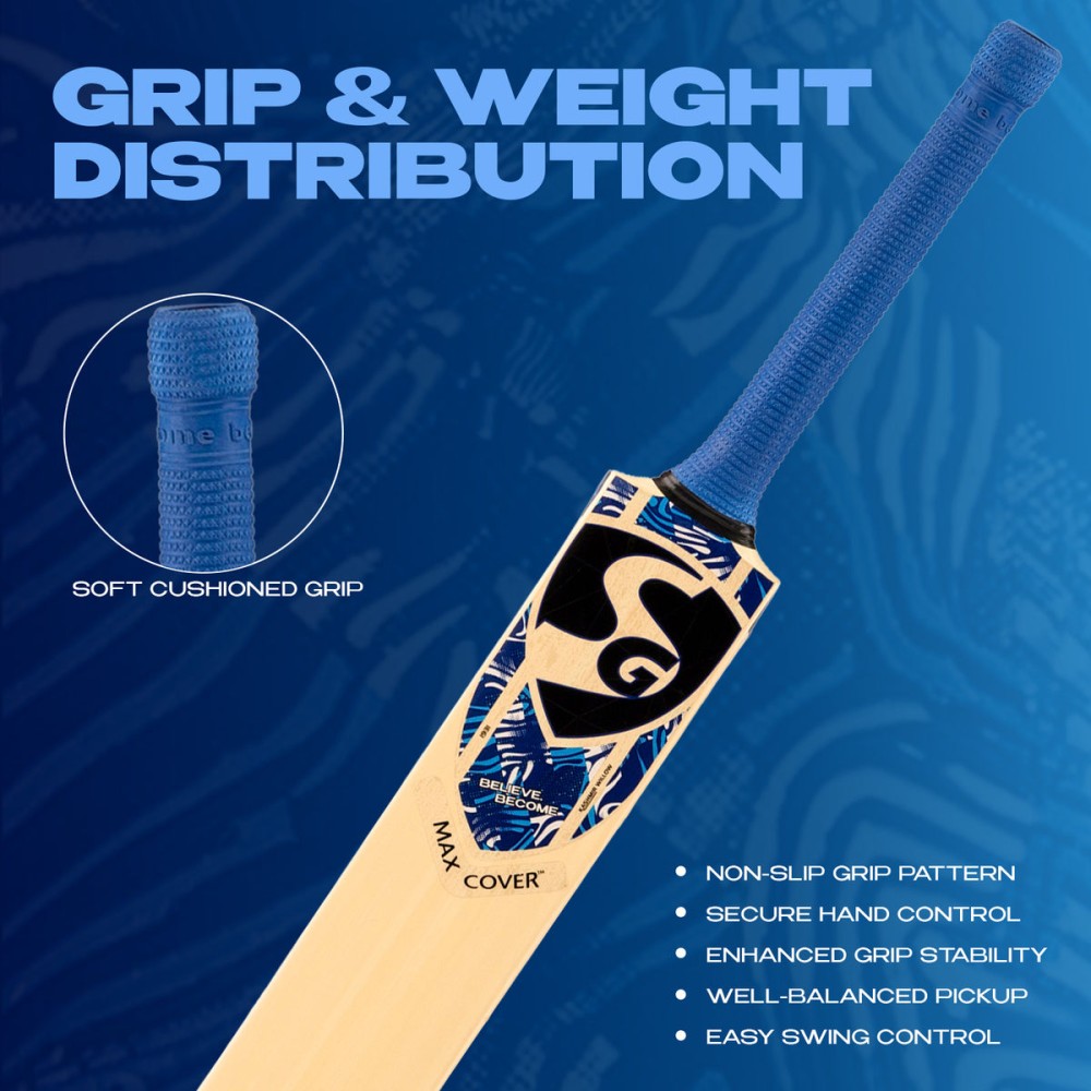SG Maxcover Kashmir Willow Cricket Bat, SH SG Maxcover Kashmir Willow Cricket Bat, SH