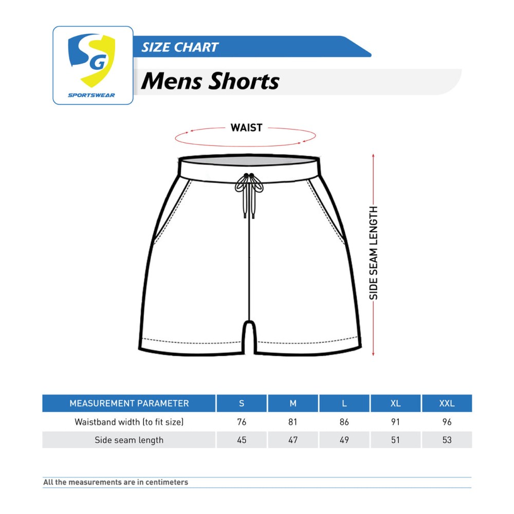 SG Men's Black Shorts, Fitness & Training, Jogging, Regular & Fashion Wear, S