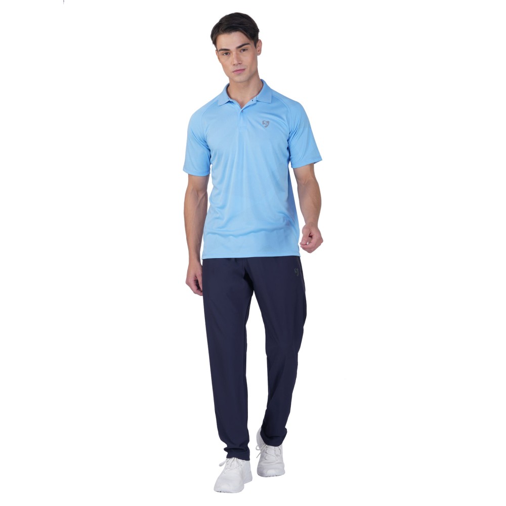 SG Men's & Boy's Polo T-Shirt, Regular & Fashion Wear, S, Light Sky