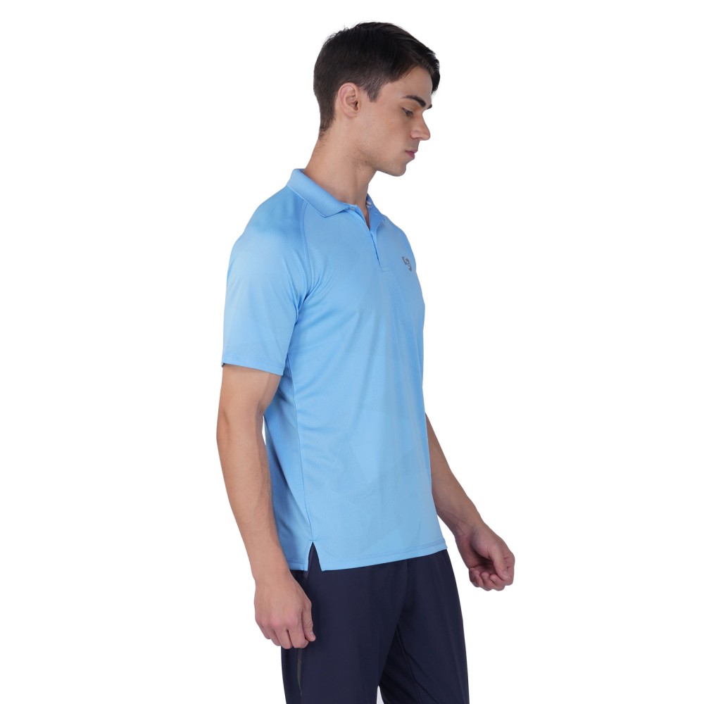 SG Men's & Boy's Polo T-Shirt, Regular & Fashion Wear, S, Light Sky