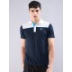 SG Men's Polo T-Shirt Navy/ White, S, Navy/ White