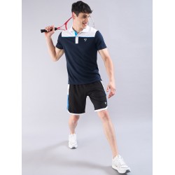 SG Men's Polo T-Shirt Navy/ White