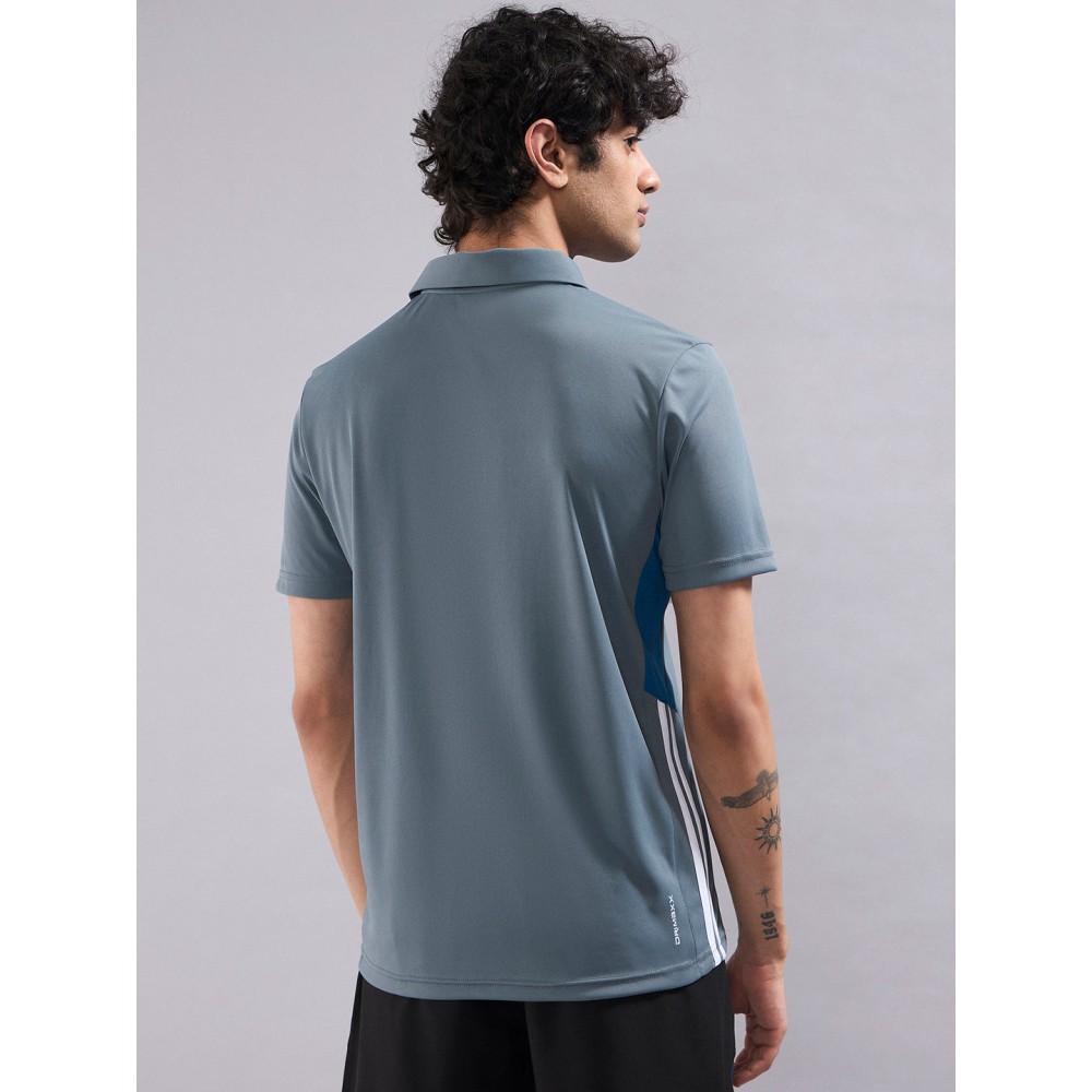 SG Men's Polo T-Shirt, S, Silver Blue/ Teal