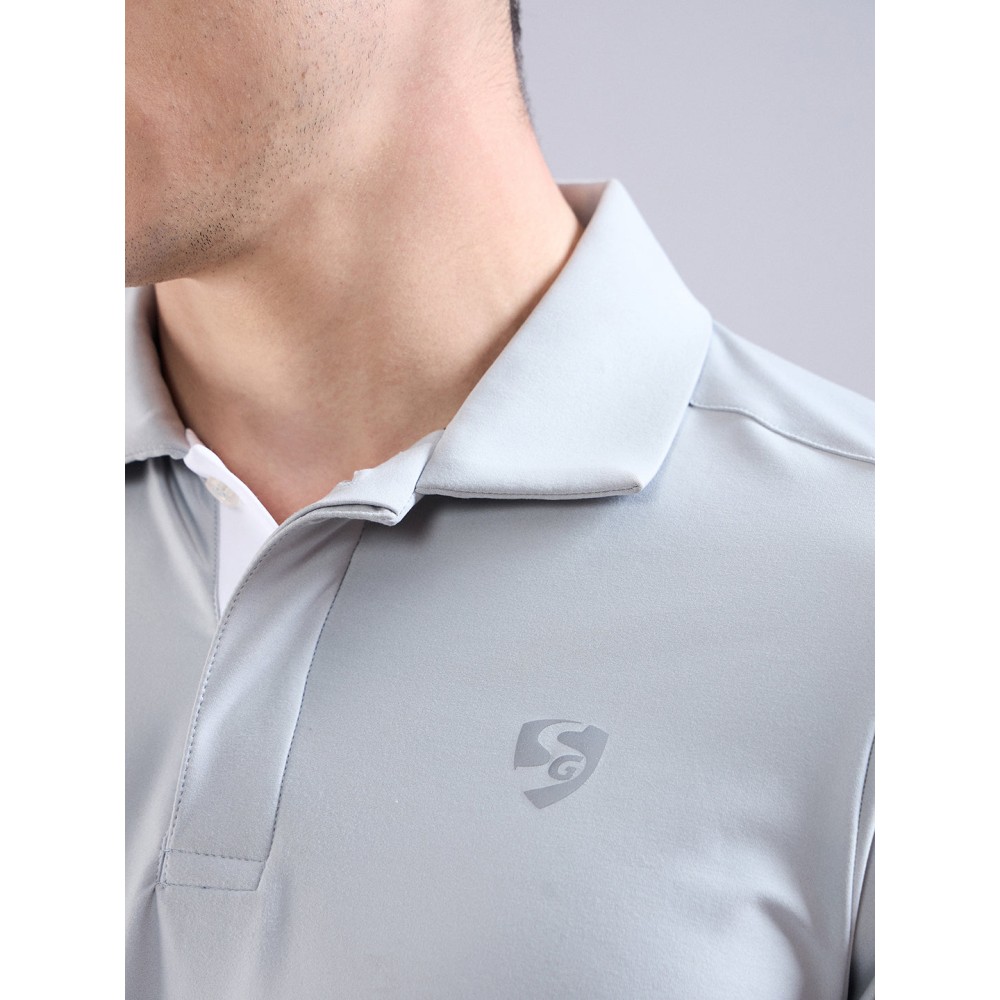 SG Men's Polo T-Shirt Smoke Grey, S, Smoke Grey SG Men's Polo T-Shirt Smoke Grey, S, Smoke Grey