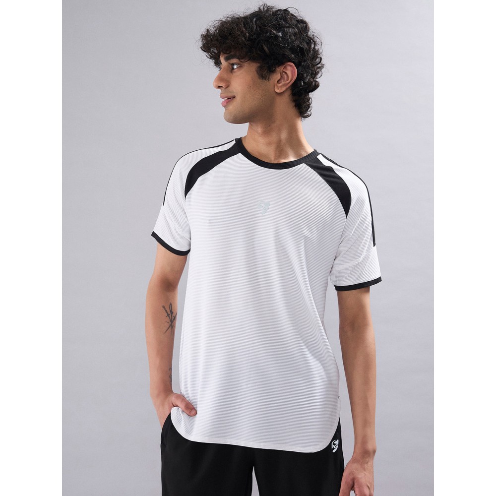 SG Men's T-Shirt, S, White/black SG Men's T-Shirt, S, White/black