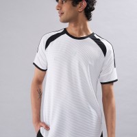SG Men's T-Shirt, S, White/black