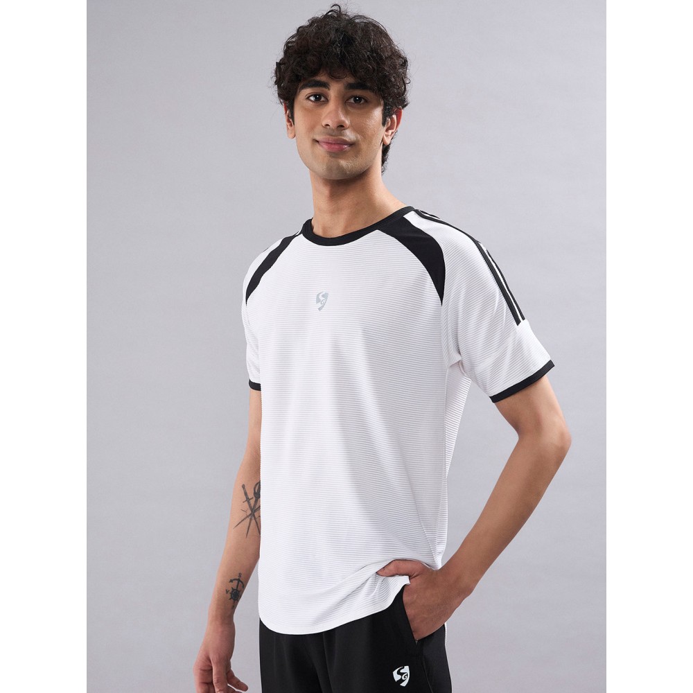 SG Men's T-Shirt, S, White/black SG Men's T-Shirt, S, White/black