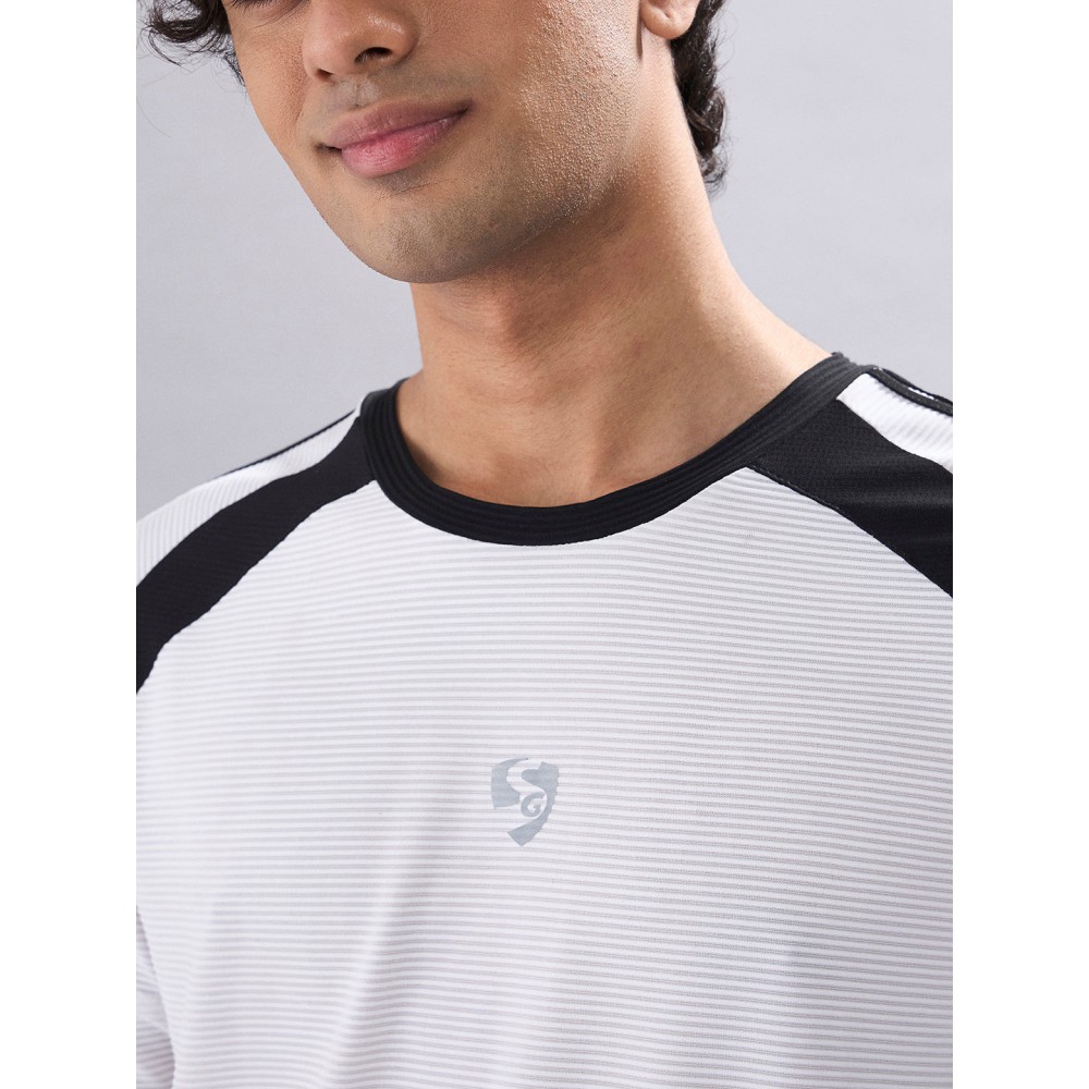 SG Men's T-Shirt, S, White/black SG Men's T-Shirt, S, White/black