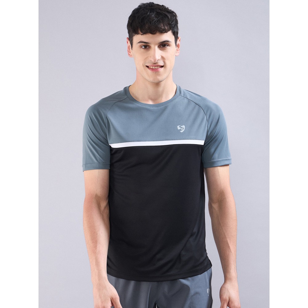SG Men's T-Shirt, S, Black/Grey SG Men's T-Shirt, S, Black/Grey