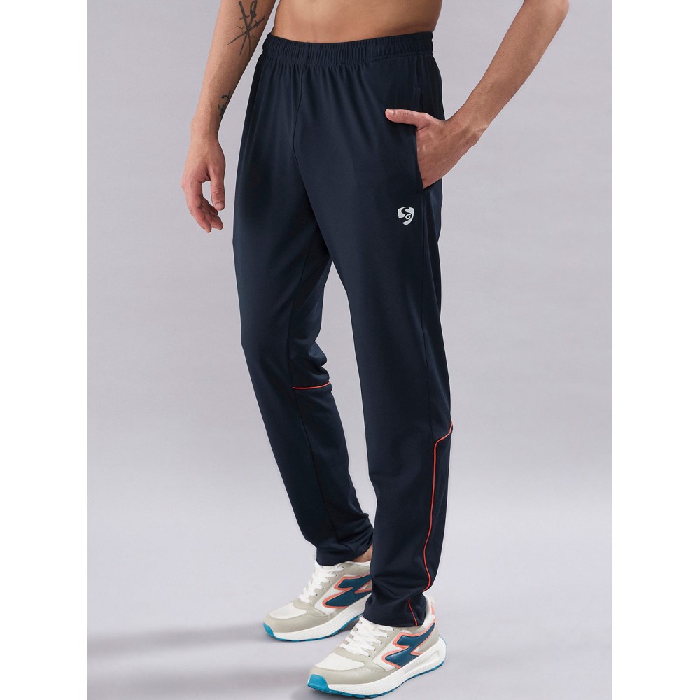 SG Men's Track Pant Navy Blue, S, Navy Blue SG Men's Track Pant Navy Blue, S, Navy Blue
