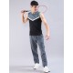 SG Men's T-Vest, S, Black/Grey