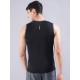 SG Men's T-Vest, S, Black/Grey