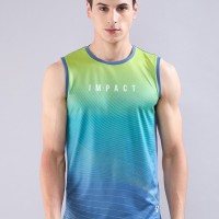SG Men's T-Vest, S, Arabian Blue