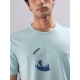 SG Men's T-Shirt, S, Light Aqua
