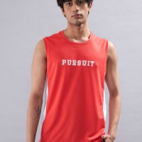 SG Men's T-Vest, S, Ferrari Red