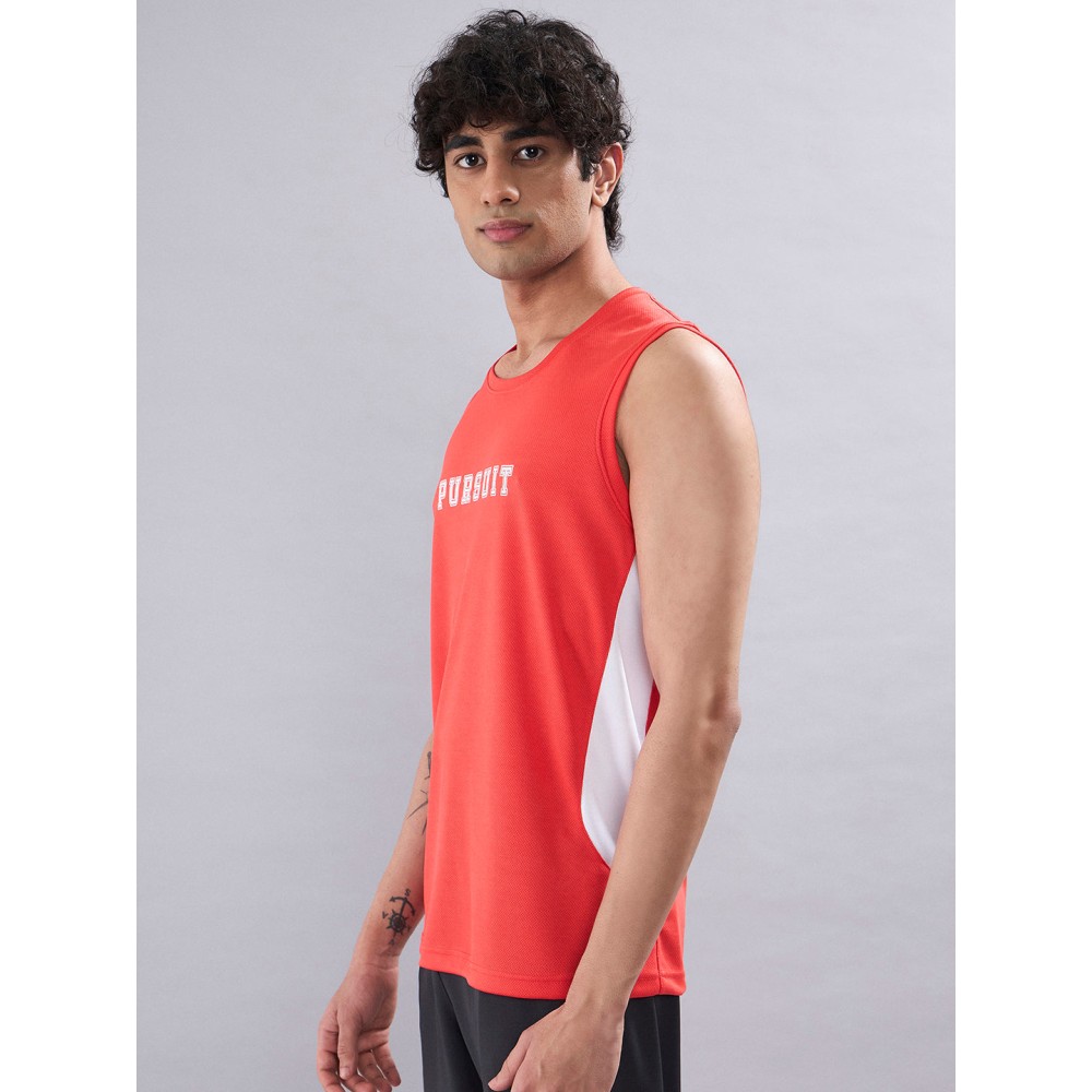 SG Men's T-Vest, S, Ferrari Red