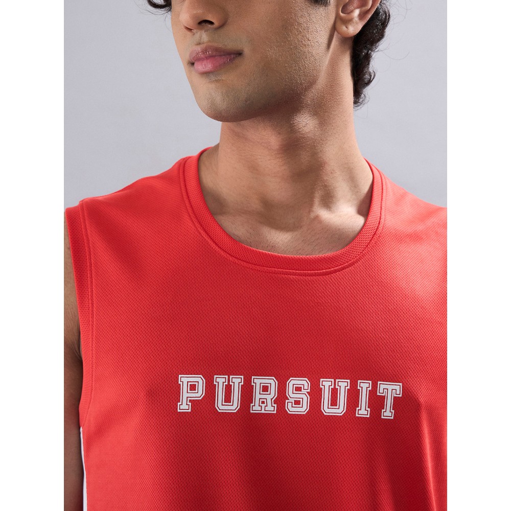 SG Men's T-Vest, S, Ferrari Red