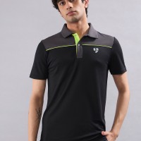 SG Men's Polo T-Shirt Black/ Graphite, S, Black/ Graphite