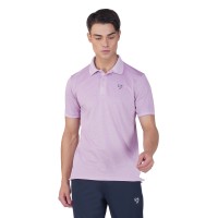 SG Men's Polo T-Shirt, Fitness & Training, Jogging, Regular & Fashion Wear, S, Peach