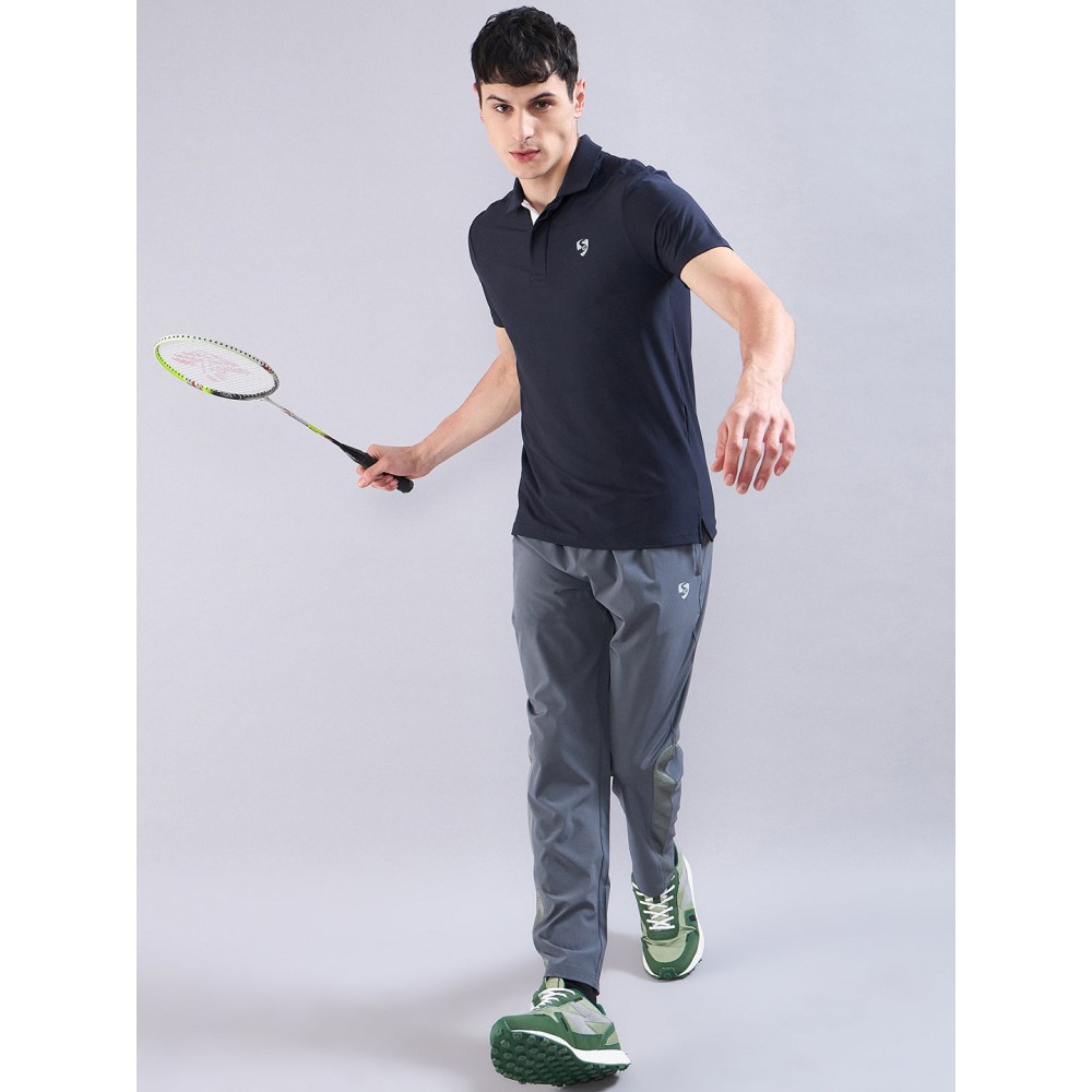 SG Men's Polo T-Shirt Navy Blue, S, Navy Blue