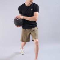 SG Men's T-Shirt Black, S, Black